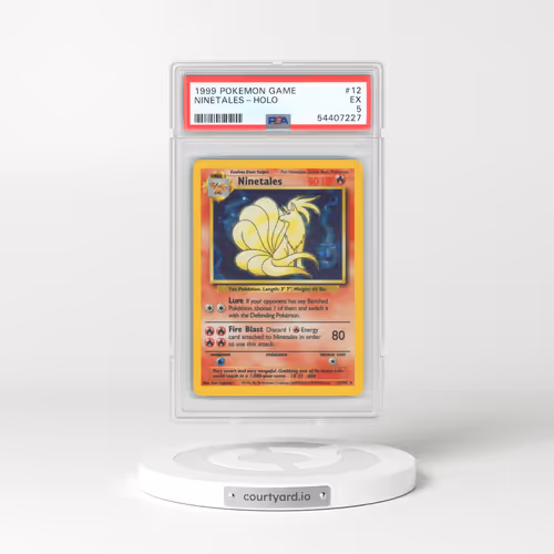 1999 Pokémon Game #12 Ninetales - Holo (PSA 5 EX)