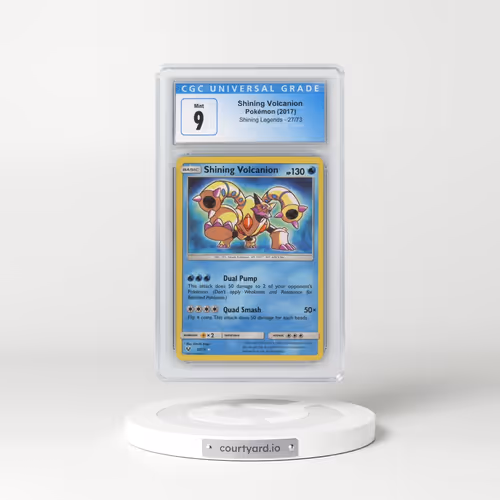 2017 Shining Legends #27/73 Shining Volcanion - Holo (CGC 9 MINT)
