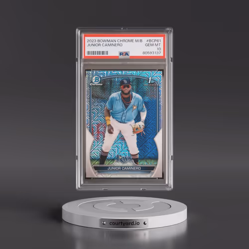 2023 Bowman Mega Box Chrome #61 Junior Caminero (PSA 10 GEM MINT)