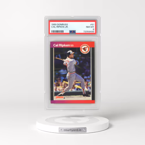 1989 Donruss #51 Cal Ripken Jr. (PSA 8 NM-MT)