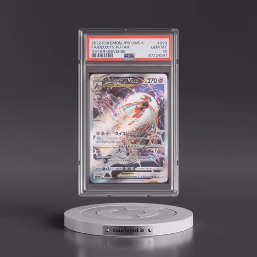 2022 Pokémon Sword & Shield Vstar Universe #223 Deoxys Vstar - Full Art (PSA 10 GEM MINT)