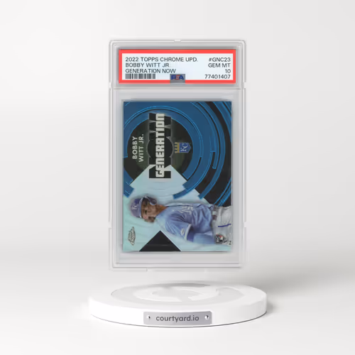 2022 Topps Chrome Update Generation Now #GNC23 Bobby Witt Jr. (PSA 10 GEM MINT)