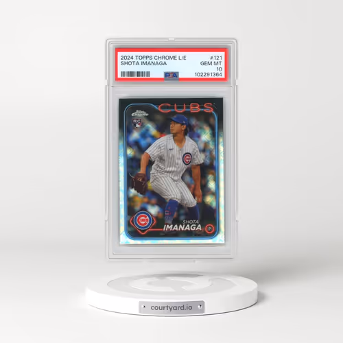 2024 Topps Chrome Logofractor Edition #121 Shota Imanaga (PSA 10 GEM MINT)