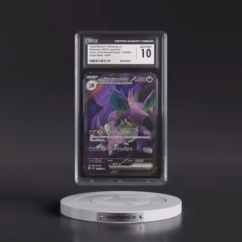 2025 Glory of the Rocket Gang - sv10 #116/098 Team Rocket's Nidoking ex - Super Rare Holo (CGC 10 GE