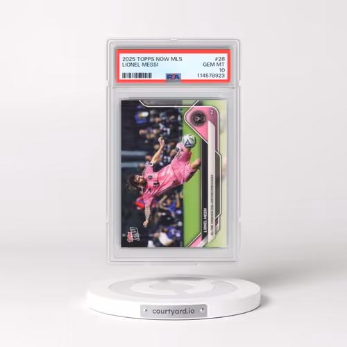 2025 Topps Now MLS #28 Lionel Messi (PSA 10 GEM MINT)
