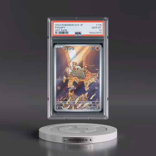 2024 Pokémon SV8-Super Electric Breaker #115 Phanpy - Art Rare (PSA 10 GEM MINT)