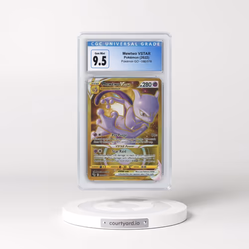 2022 Pokémon GO #086/078 Mewtwo VSTAR - Secret Rare Holo (CGC 10 GEM MINT)