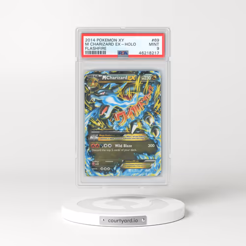 2014 Pokémon XY Flashfire #69 M Charizard EX - Holo (PSA 9 MINT)