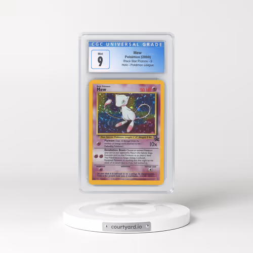 2000 Black Star Promos #9 Mew - Holo (CGC 9 MINT)