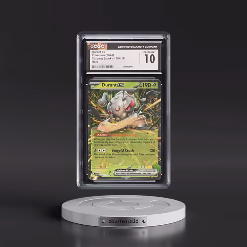 2024 Surging Sparks - SSP EN #004/191 Durant ex - Holo (CGC 10 GEM MINT)