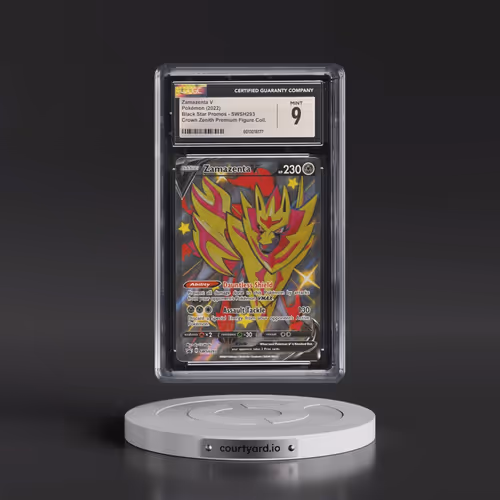 2017 Black Star Promos - Sword & Shield #SWSH293 Zamazenta V - Holo Crown Zenith Premium Figure Coll