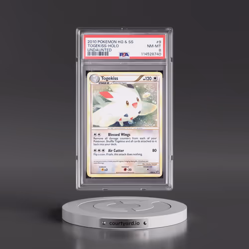 2010 Pokémon Heartgold & Soulsilver Undaunted #9 Togekiss - Holo (PSA 8 NM-MT)