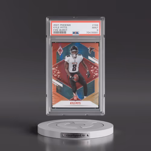2021 Panini Phoenix #104 Kyle Pitts - Fire Burst (PSA 9 MINT)