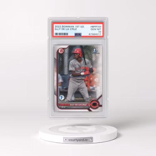 2022 Bowman 1st Edition #BPPF50 Elly de La Cruz (PSA 10 GEM MINT)