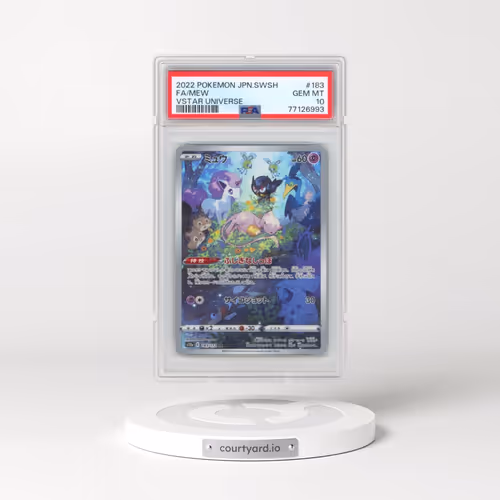 2022 Pokémon Sword & Shield Vstar Universe #183 Mew - Full Art (PSA 10 GEM MINT)