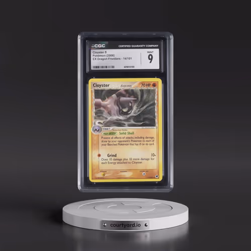 2006 EX Dragon Frontiers #14/101 Cloyster δ (CGC 9 MINT)