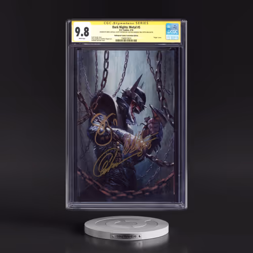 Dark Nights: Metal #5 CGC 9.8 White Pages (DC Comics, 3/18) - Signature Series Bulletproof Comics Co