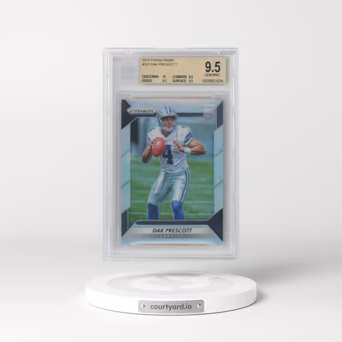 2016 Panini Prizm #231 Dak Prescott - Prizm (BGS 9.5 GEM MINT)