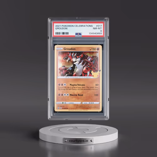2021 Pokémon Celebrations #017 Groudon (PSA 8 NM-MT)