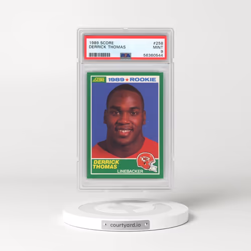1989 Score #258 Derrick Thomas (PSA 9 MINT)