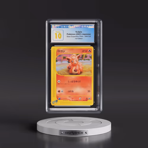 2001 Base Expansion Pack #006/128 Vulpix - 1st Edition (CGC 10 PRISTINE)