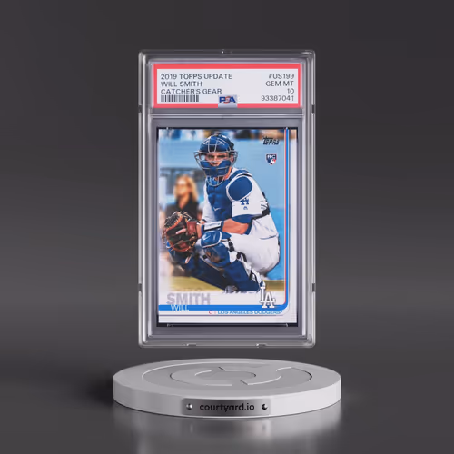 2019 Topps Update #US199 Will Smith - Catcher's Gear (PSA 10 GEM MINT)