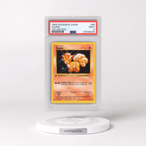 1999 Pokémon Game #68 Vulpix - 1st Edition (PSA 9 MINT)