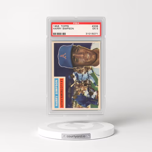 1956 Topps #239 Harry Simpson (PSA 5 EX)