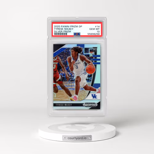 2020 Panini Prizm Draft Picks #14 Tyrese Maxey - Silver Prizm (PSA 10 GEM MINT)
