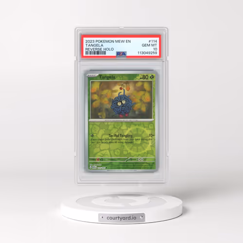 2023 Pokémon Mew EN-151 #114 Tangela - Reverse Holo (PSA 10 GEM MINT)