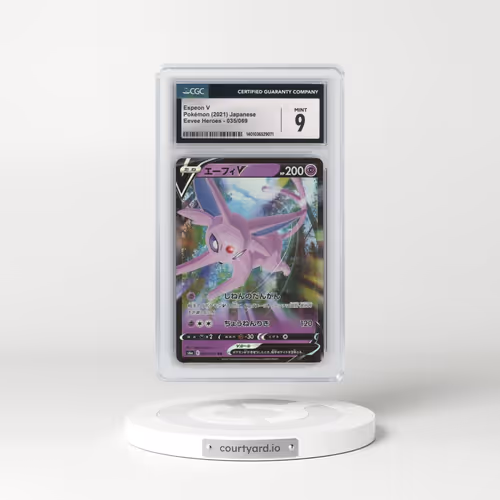 2021 Eevee Heroes #035/069 Espeon V - Holo (CGC 9 MINT)