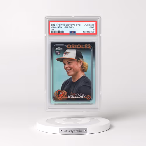 2024 Topps Chrome Update #USC200 Jackson Holliday - SP (PSA 9 MINT)