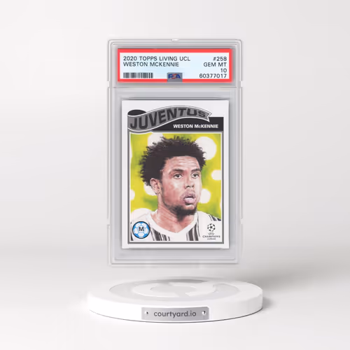 2020 Topps Living UEFA Champions League #258 Weston McKennie (PSA 10 GEM MINT)