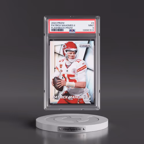 2024 Panini Prizm Prizm Flashback #3 Patrick Mahomes II (PSA 9 MINT)