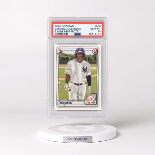 2020 Bowman Paper Prospects #BP8 Jasson Dominguez (PSA 10 GEM MINT)