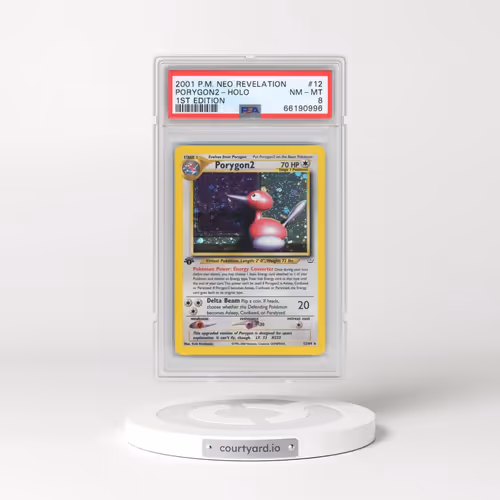 2001 Pokémon Neo Revelation #12 PORYGON2 - 1st Edition Holo (PSA 8 NM-MT)