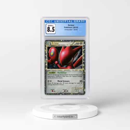 2010 HS Undaunted #84 Scizor - Holo (CGC 8.5 NM-MT+)