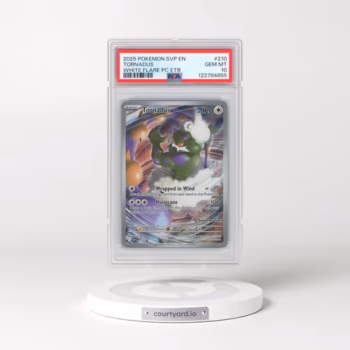 2025 Pokémon Svp EN-SV Black Star Promo #210 Tornadus - White Flare Pokemon Center Elite Trainer Box