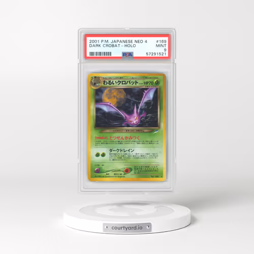 2001 Japanese Neo 4 #169 Dark Crobat - Holo (PSA 9 MINT)