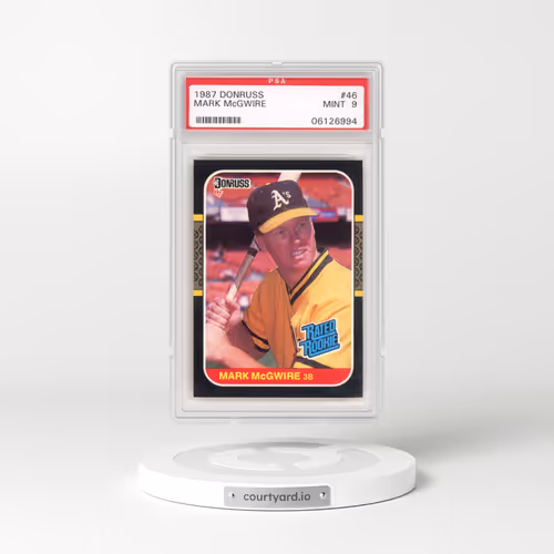 1987 Donruss #46 Mark McGwire (PSA 9 MINT)