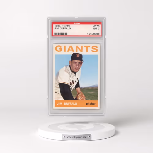 1964 Topps #573 Jim Duffalo (PSA 7 NM)