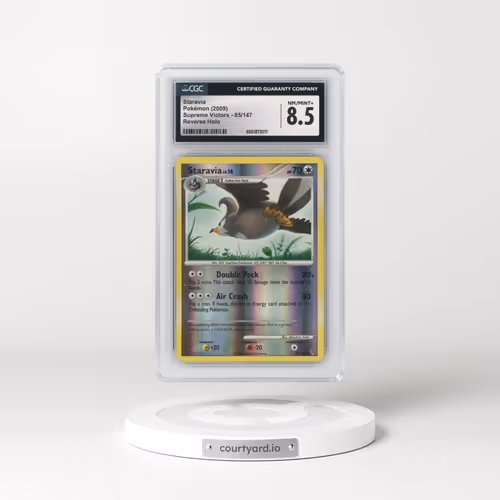 2009 Supreme Victors #85/147 Staravia - Reverse Holo (CGC 8.5 NM-MT+)