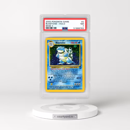 2000 Pokémon Game Base II #2 Blastoise - Holo (PSA 7 NM)