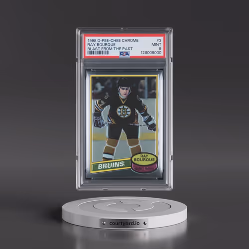 1998 O-Pee-Chee Chrome Blast From the Past #3 Ray Bourque (PSA 9 MINT)