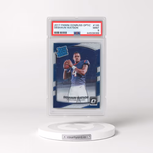 2017 Panini Donruss Optic #195 Deshaun Watson (PSA 9 MINT)