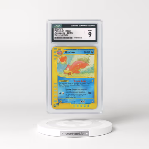 2003 Aquapolis #33 Slowbro - Holo (CGC 9 MINT)