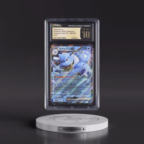 2023 Pokémon Card 151 #009/165 Blastoise ex - Holo (CGC 10 PRISTINE)