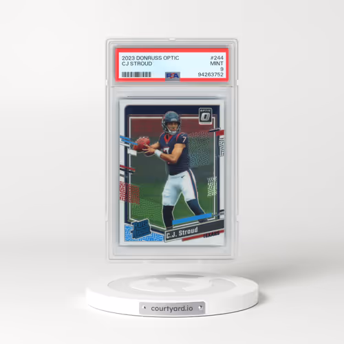 2023 Panini Donruss Optic #244 CJ Stroud (PSA 9 MINT)