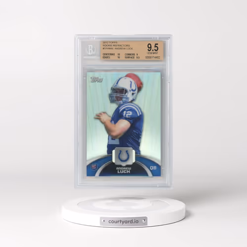 2012 Topps Rookie Refractors #TFHMAL Andrew Luck (BGS 9.5 GEM MINT)