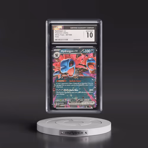 2025 White Flare - WHT EN #067/086 Hydreigon ex - Holo (CGC 10 GEM MINT)